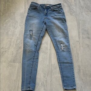 Lola jeans  denim  blue jeans  4-way stretch  skinny jeans  high rise  size 10